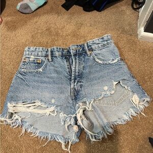 Distressed Denim Women's Shorts